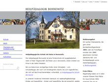 Tablet Screenshot of heilpaedagogik-bonnewitz.de